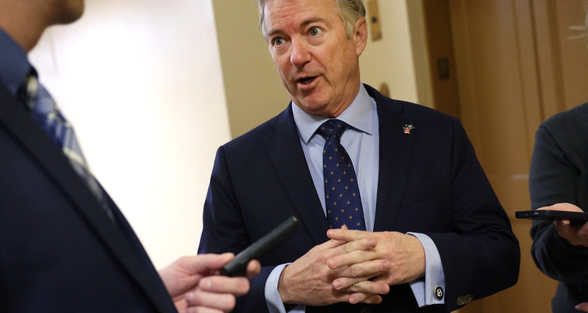 Republican Rand Paul says American shoppers will "bear the brunt" of Trump tariffs if he's elected