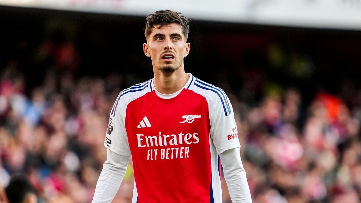 Arsenal are dealt Kai Havertz injury blow as in-form striker is forced to pull of Germany duty with knee problem
