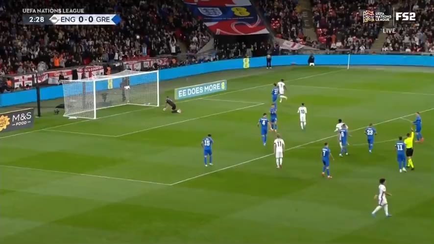 JUDE BELLINGHAM NEARLY SCORED A SCREAMER