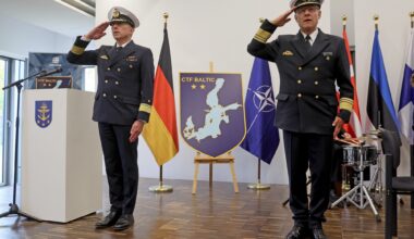 The installation ceremony for Commander Task Force Baltic (CTF Baltic) in Rostock, tasked with planning maritime operations and exercises