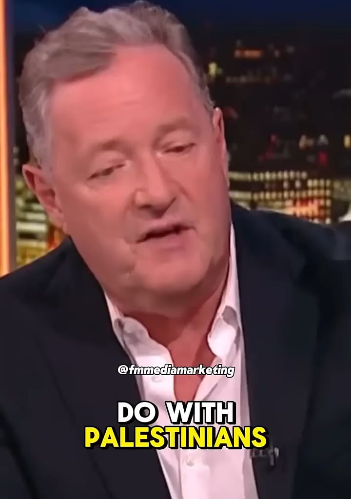 Piers Morgan est confronté à son double discours et son "deux poids deux mesures" dans les traitements des conflits en Ukraine et à Gaza (avec un lapsus révélateur de sa part)