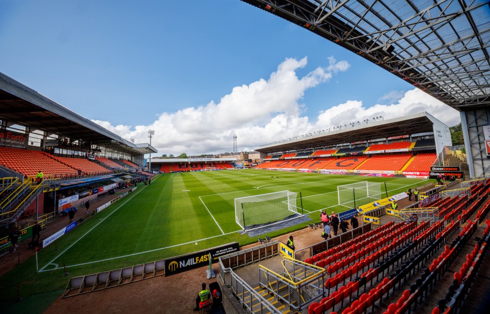 Tannadice Park. home to Dundee United
