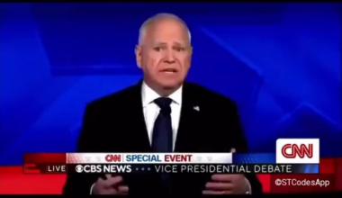 USA - Débat des vice-présidents - Tim Walz: " l'expansion d'Israël et de ses proxys est une nécessité absolue et fondamentale pour que les États-Unis exercent un leadership durable là bas "