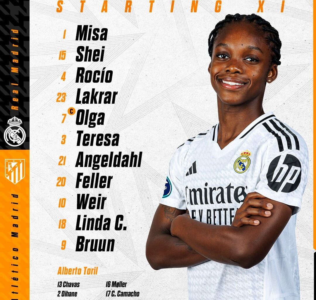 [Fem] Our Starting XI against Atlético de Madrid | Liga F Match Day 6