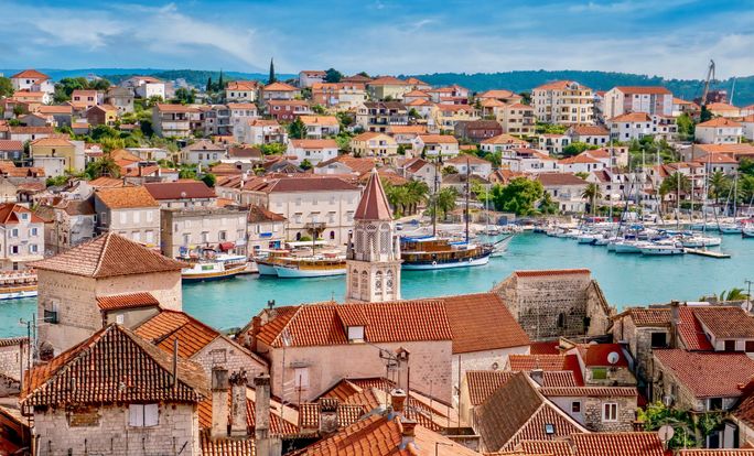 The Old Town of Trogir, Croatia. The Old Town of Trogir, Croatia.