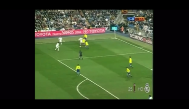Ronaldo goal against Villarreal [Jan 21, 2004]