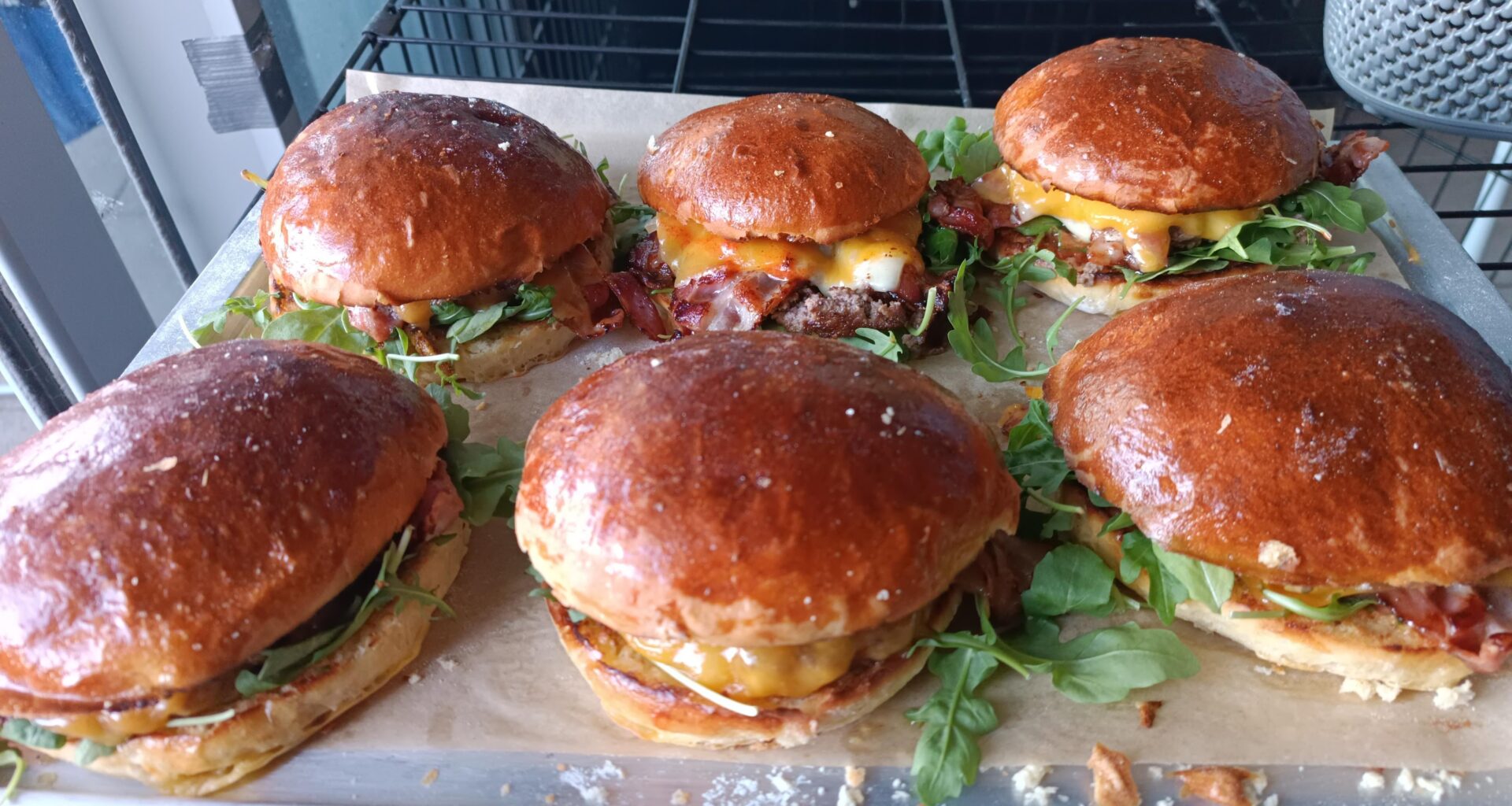 Spicy Bacon & Cheese burgers