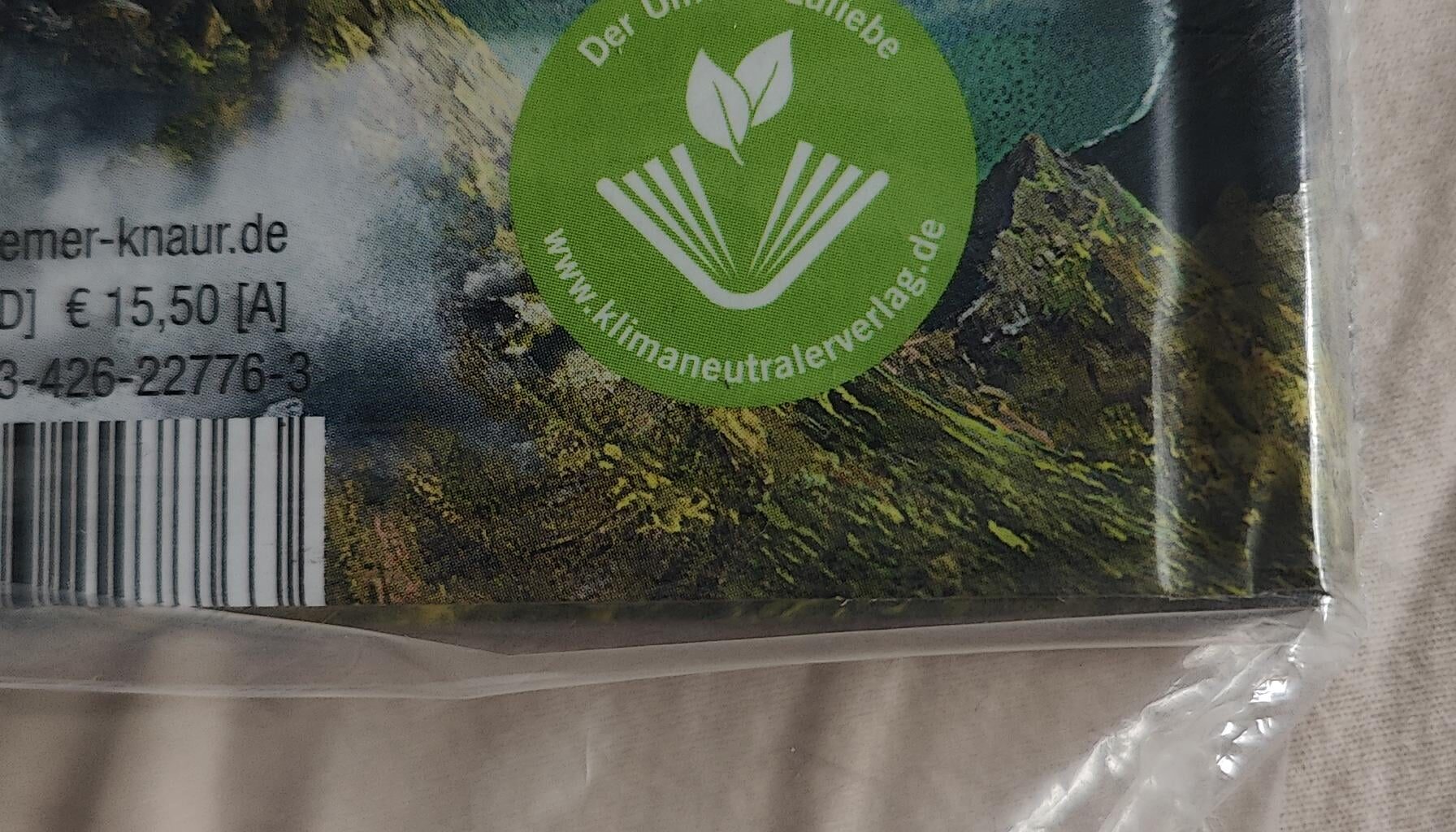 Aus ökologischen Gründen...