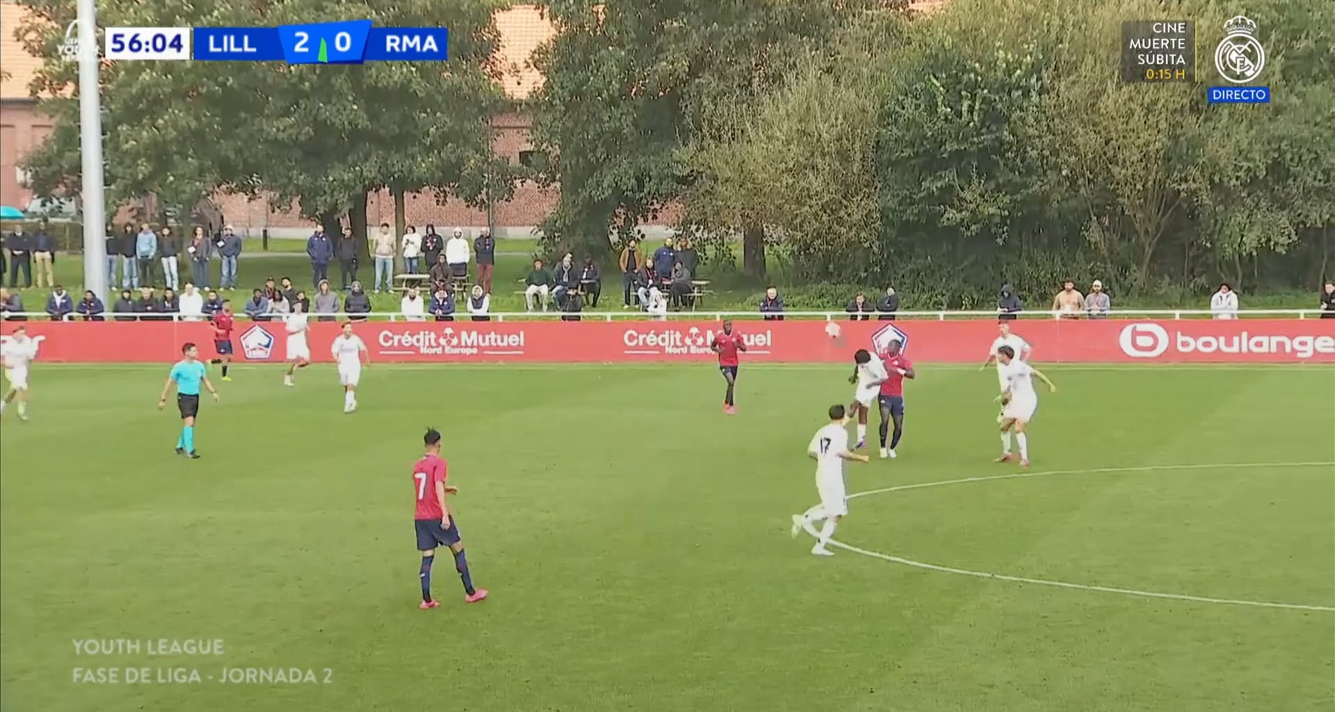 Lille OSC 2-[1] Real Madrid Juvenil A - Dani Yáñez 57'
