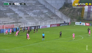Golo de canto direto no Leixões - Portimonense
