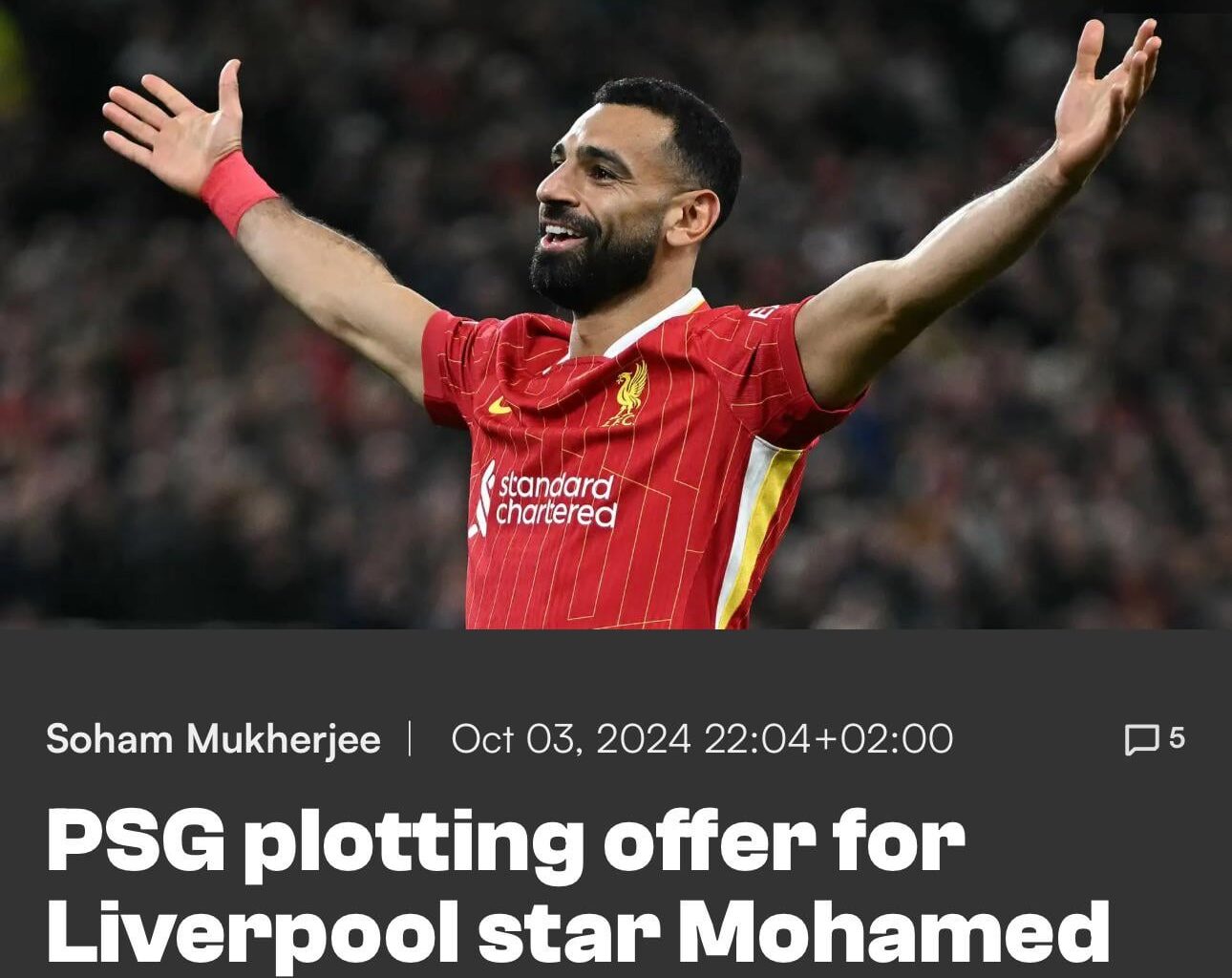 Mo Salah to us