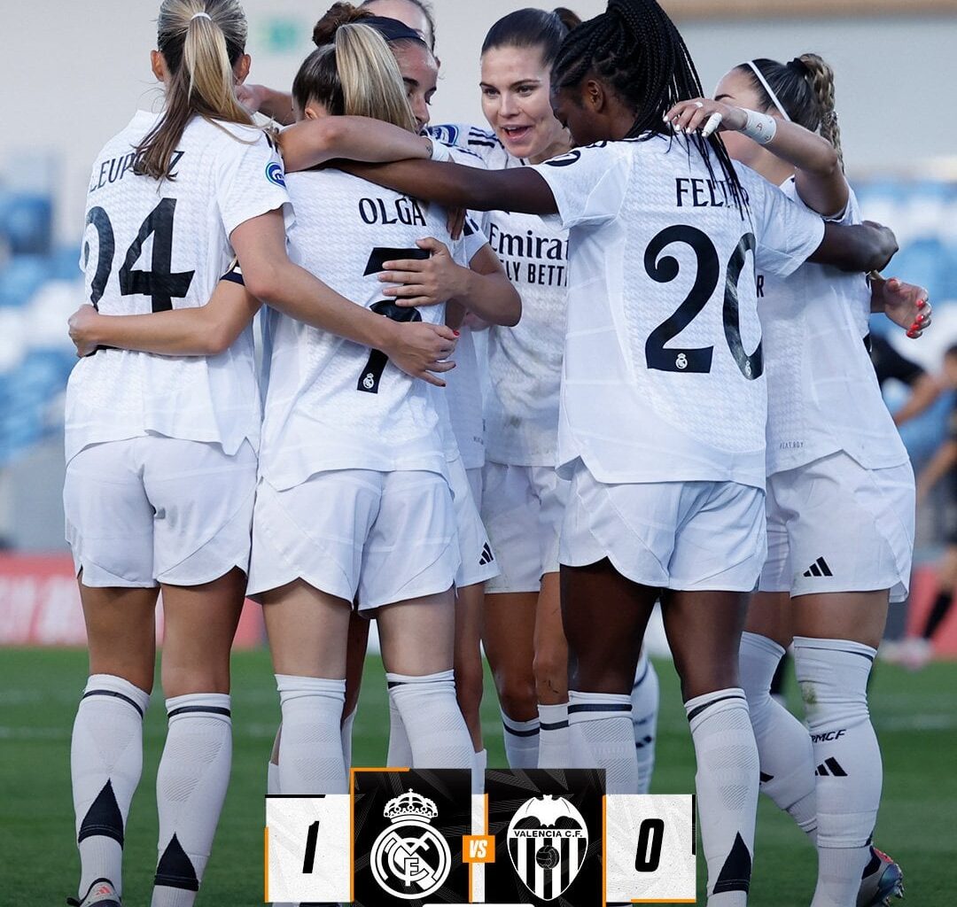 Real Madrid W 1 - 0 Valencia W | Olga Carmona 26 | 15 points out of 15 in league