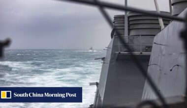 China plans live-fire drills in Taiwan Strait after US and Canadian warships transit