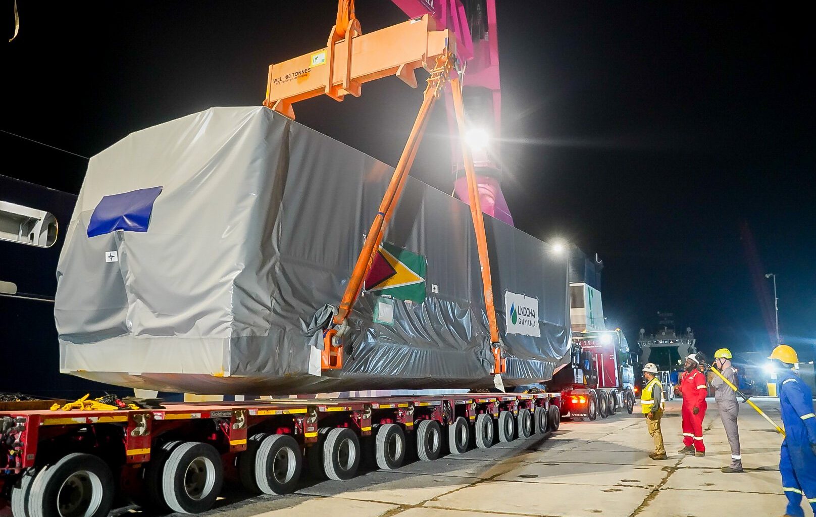 Gas turbines arrive from Sweden for GtE project