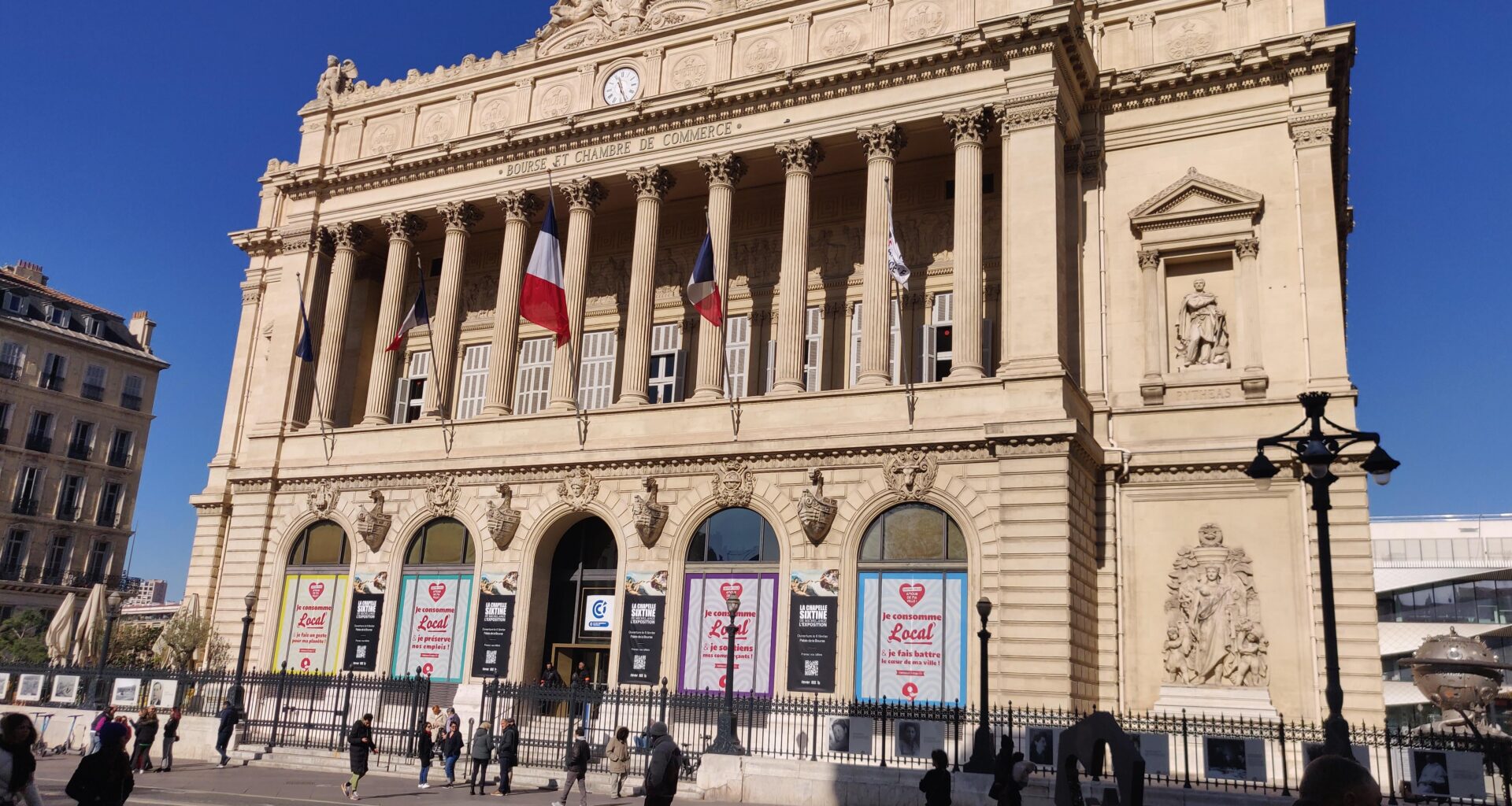 Marseille Stock Exchange and Chamber of Commerce.