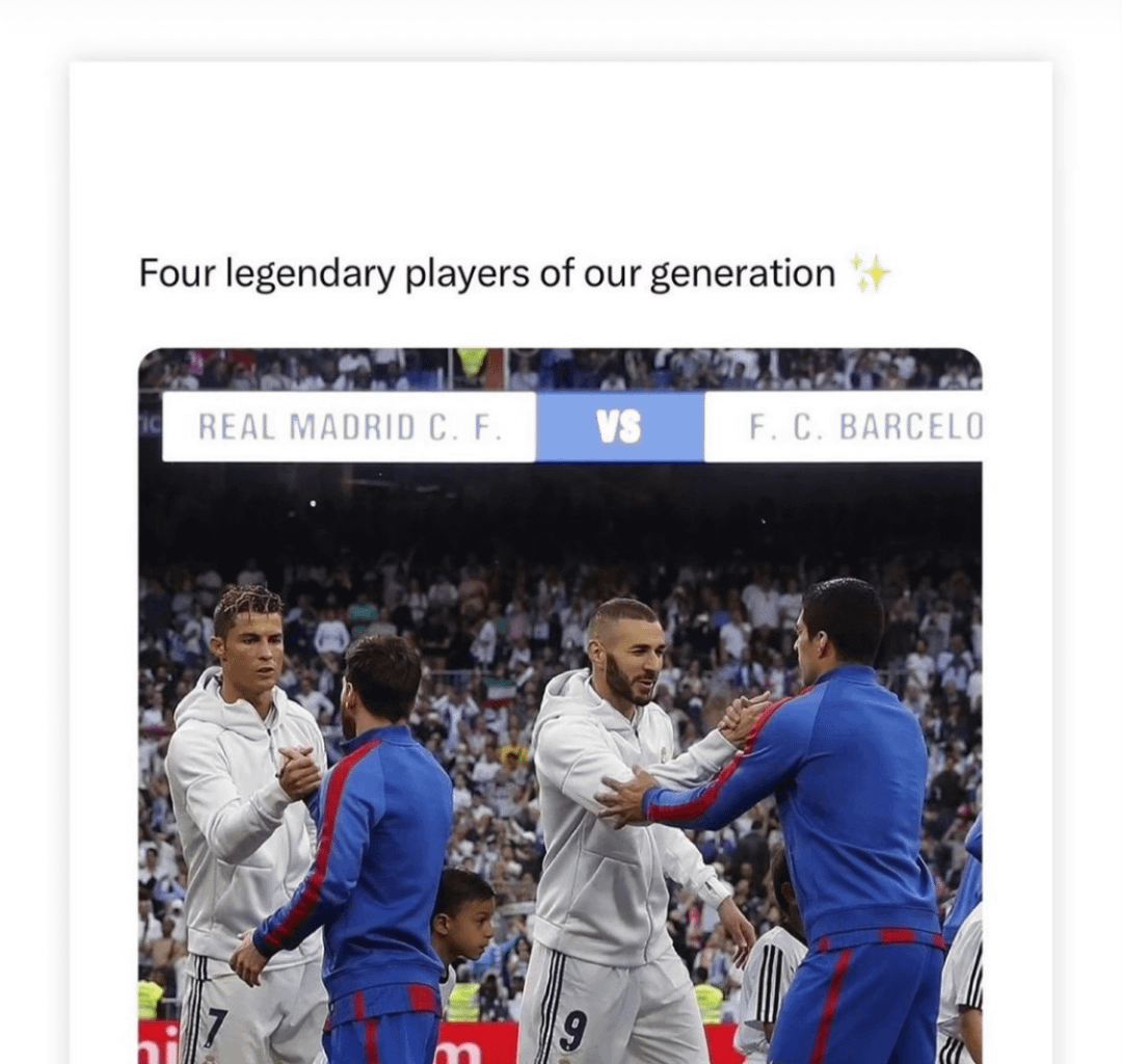 Karim Benzema on IG...