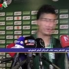 Hertha-Star Maza freut sich nach Sieg bei seinem Länderspiel-Debüt mit Algerien: "Thank you for your support. I love you all. I had ... ähm... Gänsehaut...I don't know how to say."