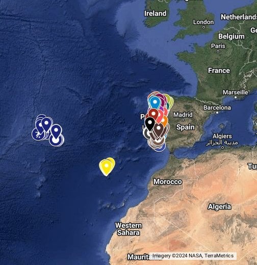 Aqui está, o mapa com todos os clubes que competem nos campeonatos distritais em Portugal - época 2024/25!