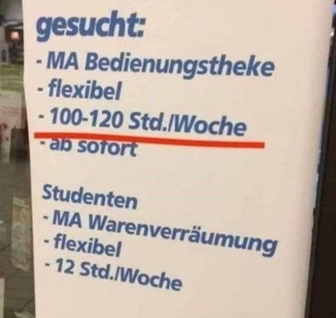Entspannte 17h pro tag 👌