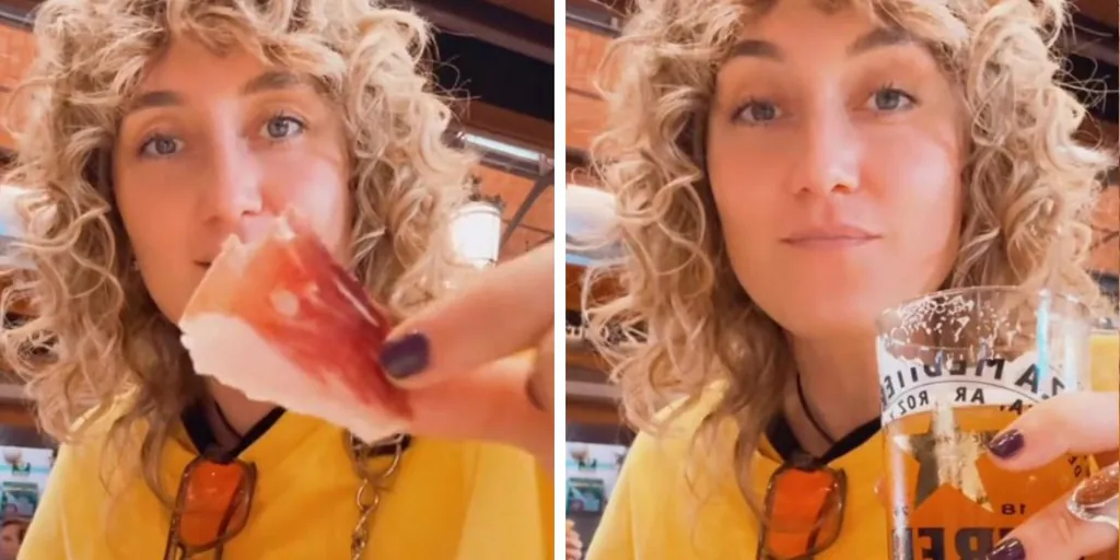 Una argentina prueba por primera vez el jamón de bellota en España y da su veredicto con total honestidad: «Esto está...»