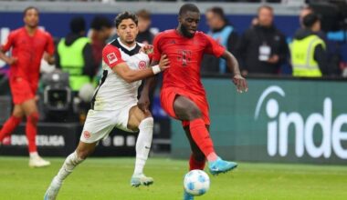 Dayot Upamecano has undergone an MRI scan after he was subbed off against Frankfurt with a slight hamstring problem. The results, expected tonight, will determine whether Upamecano will join the French national team for the upcoming games [@lequipe]