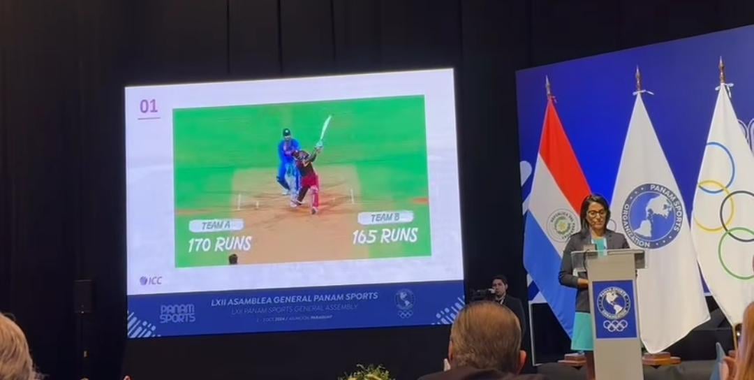The ICC presented to Pan Am Congress for the approval of cricket in Pan American Games 2027, which will be held in Lima, Peru.