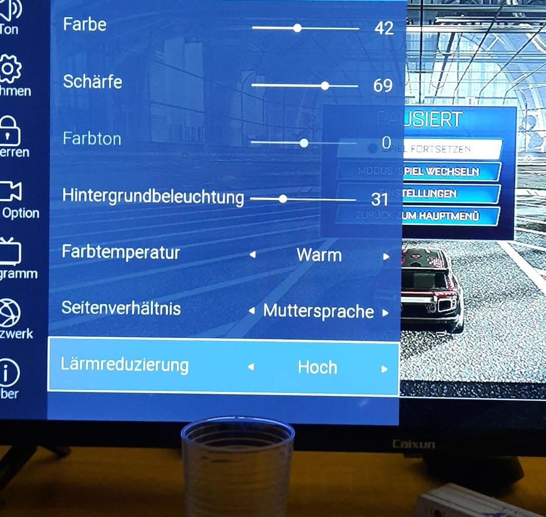 Die Einstellungen machen sich über mich Lustig