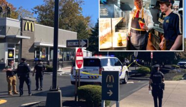 Politics dominates at Pennsylvania McDonald’s Trump worked — where threats prompt police presence