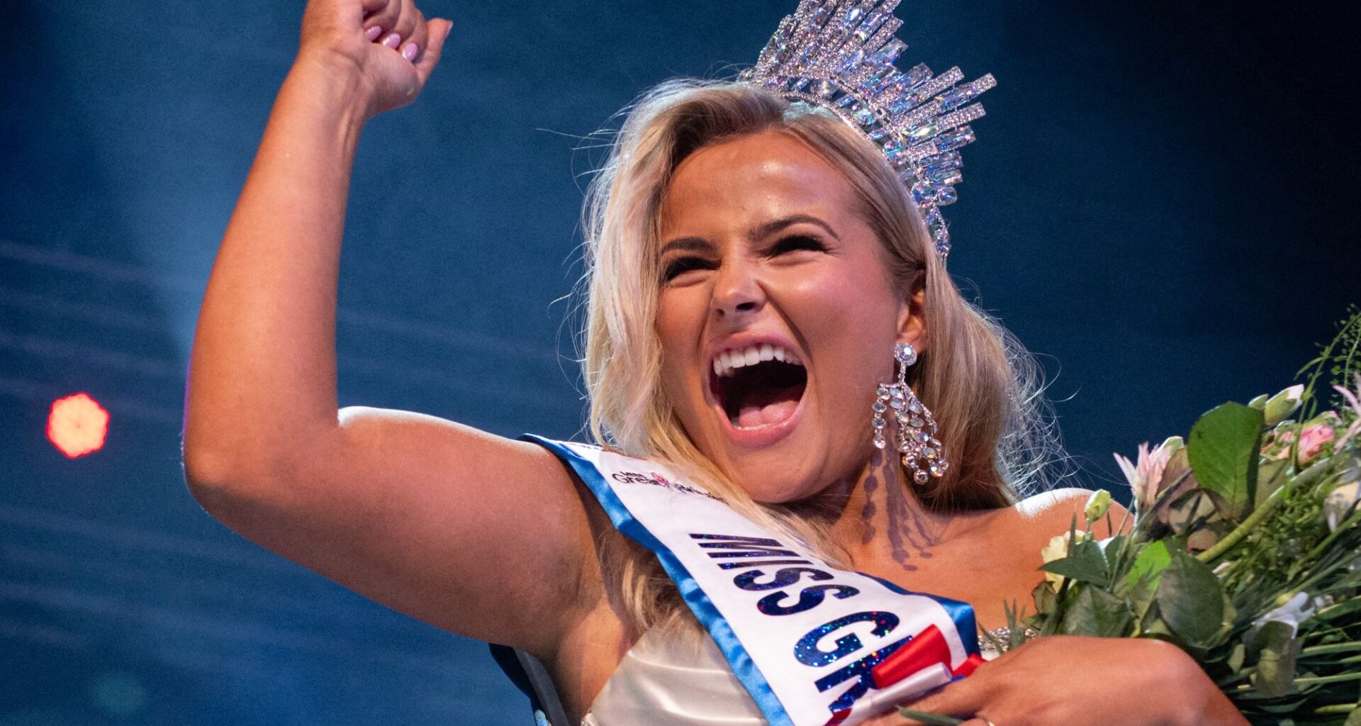 Scots student, 19, wins Miss Great Britain crown at glamorous pageant finale