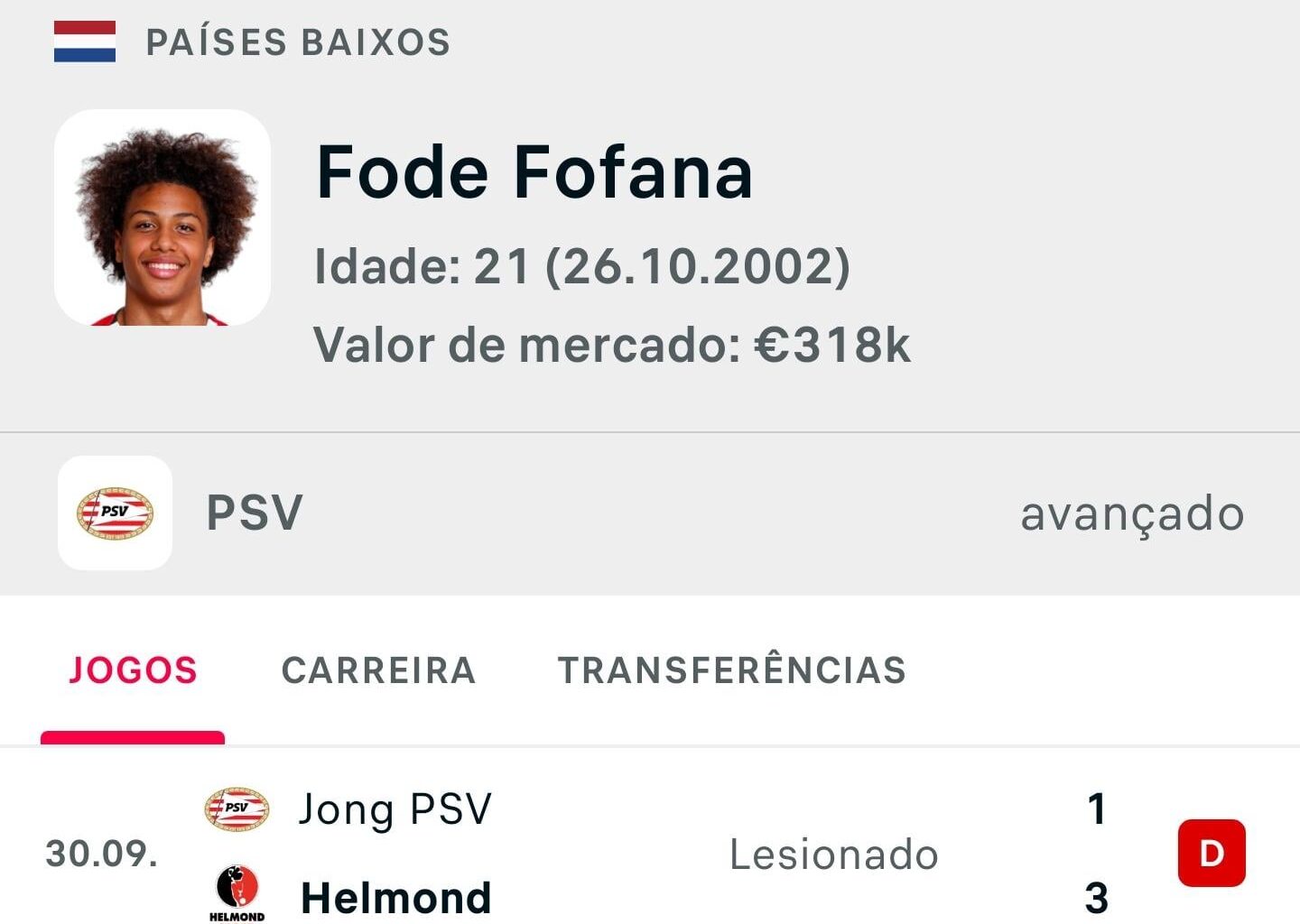 Foram tantas que se lesionou