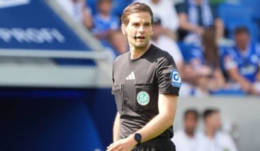 Schiedsrichter Dr. Max Burda feiert Bundesliga-Premiere beim Spiel zwischen Bochum und Wolfsburg