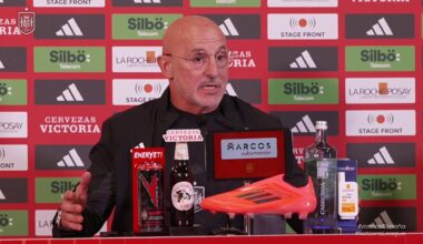 [Selección Española Masculina de Fútbol] Luis de la Fuente, national coach: "Lamine had a problem after the game. I spoke to him and he didn't think he would be 100% on Tuesday." "We always look after the player and we decided to rest him as we have done with other players."