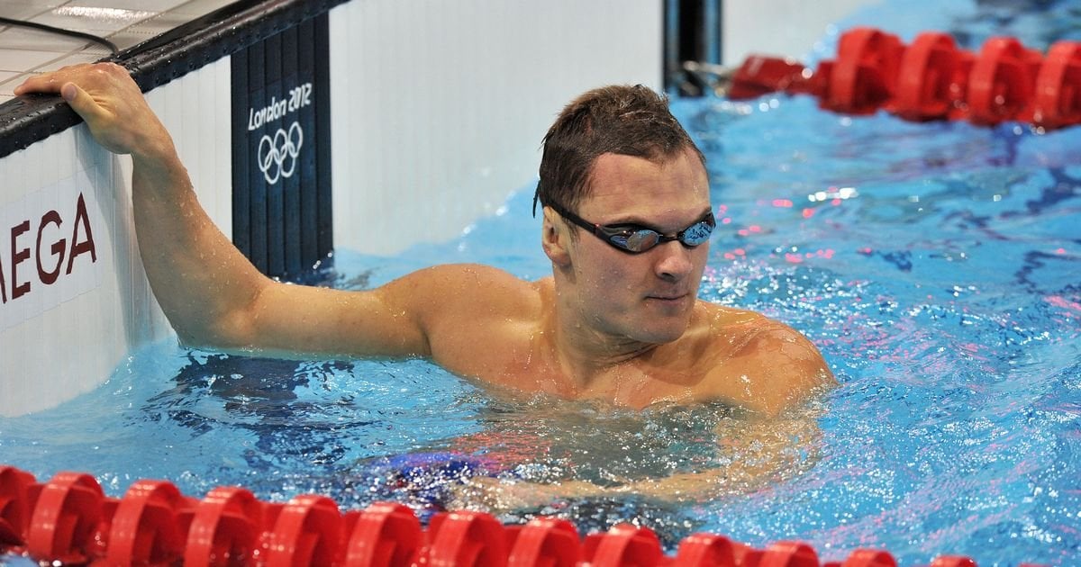 Former British Olympic swimmer Antony James, who wanted to be police officer, found guilty of eight child sex offences