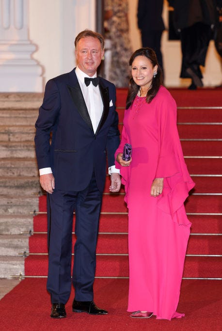 official dinner at bellevue palace to celebrate 25th anniversary of nordic embassies in berlin