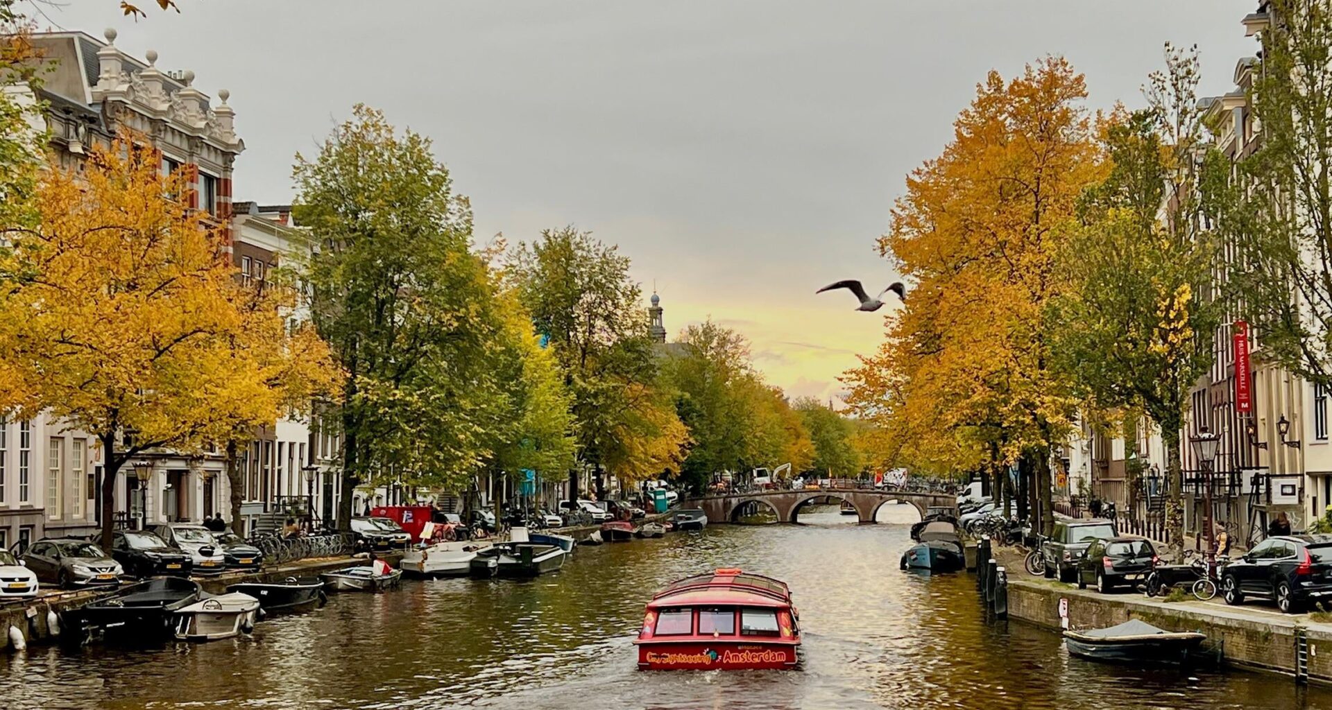 Early Autumn in Amsterdam. Pic is OC