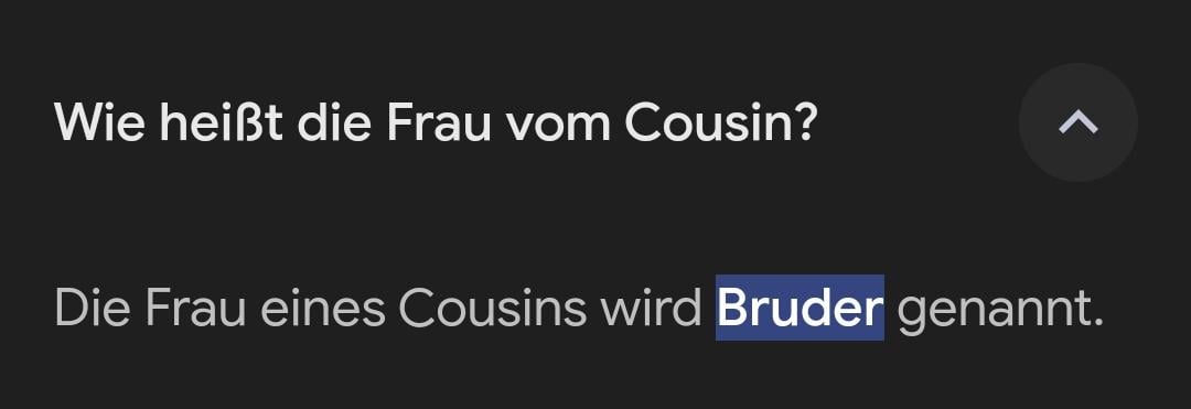 Google mal wieder on Point