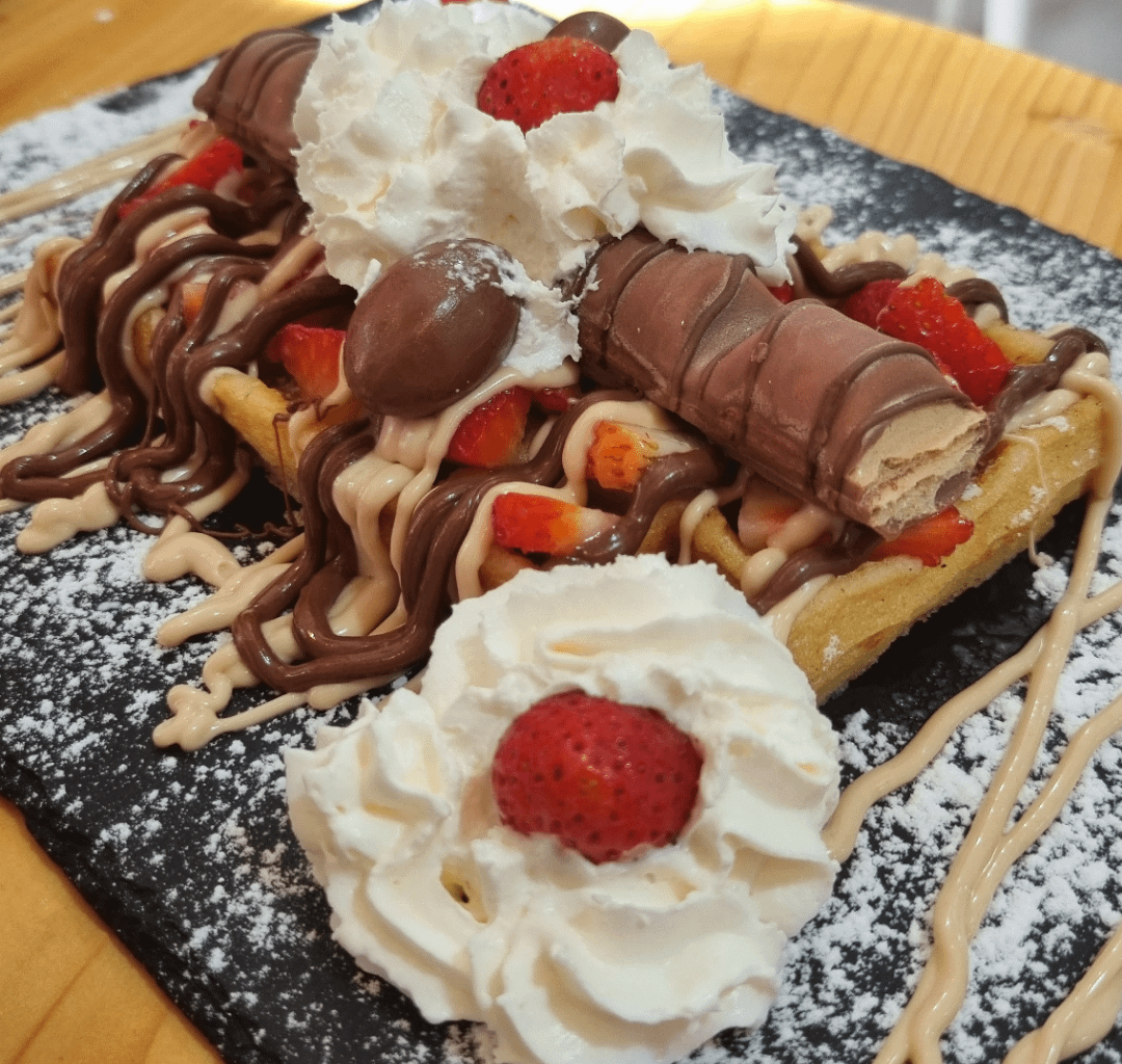 Waffles in Setúbal, Portugal