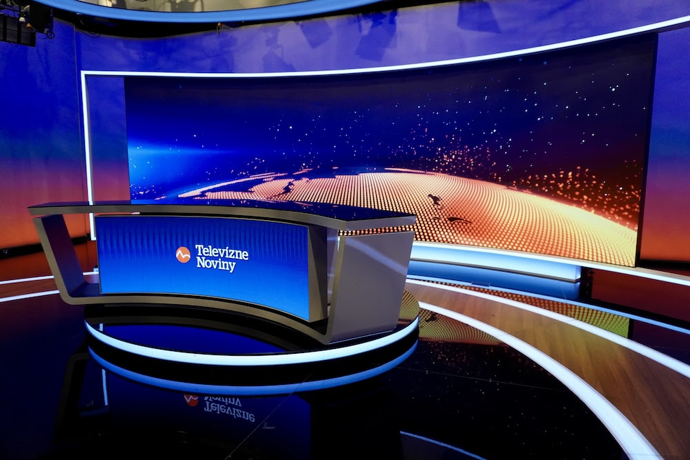 Leyard LED screens add flexibility to 24/7 studios at Slovakia's TV Markíza