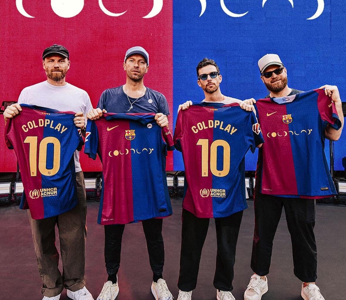 First look at the Barcelona x Coldplay collab for El Clasico