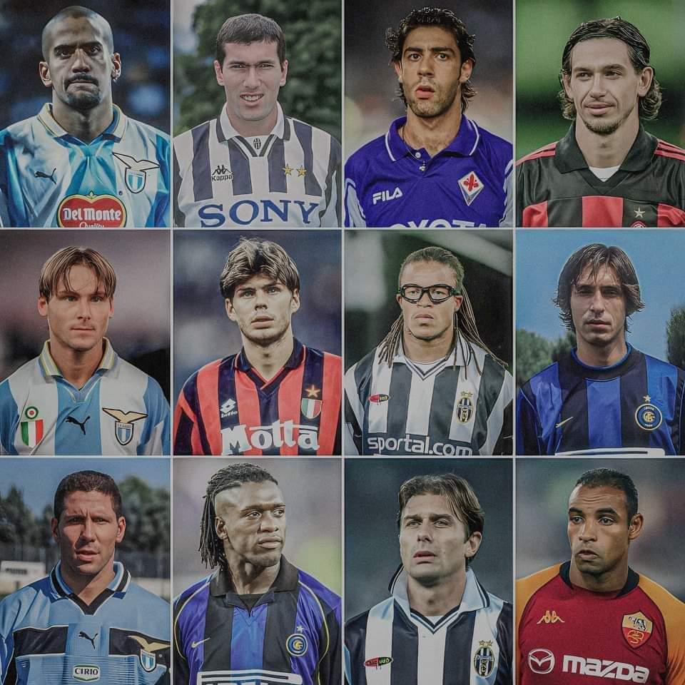 Mildfielders from the time when Serie A was something special!