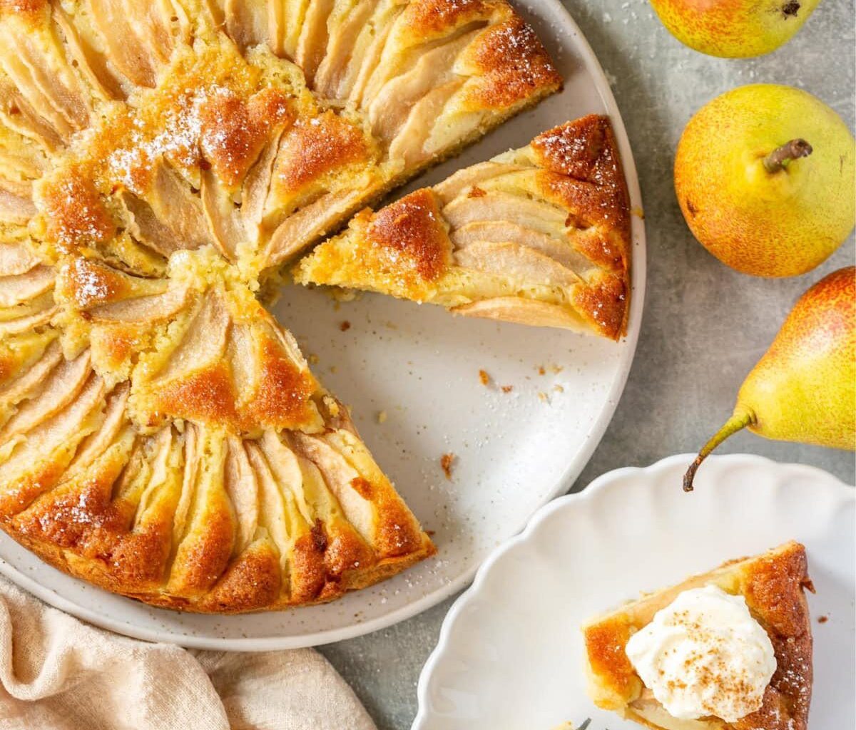 Italian Pear Cake 🍐
