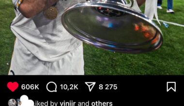 Vini Jr calls Dani Carvajal the best RB in history!