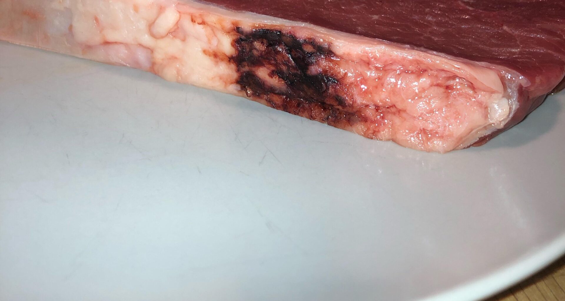 Was ist das an meinem Steak?
