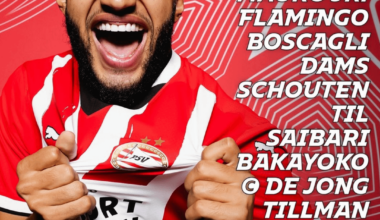 Opstelling PSV voor wedstrijd Sporting CP