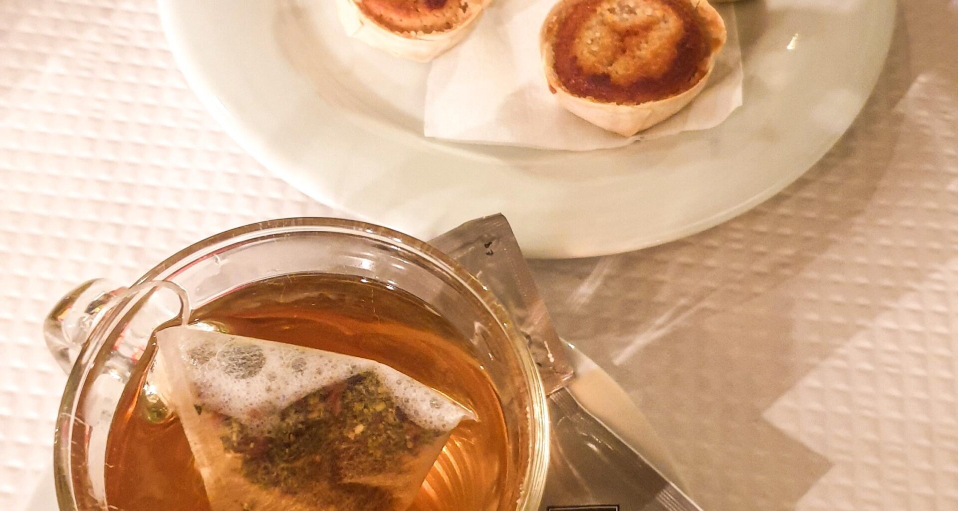 Queijadas and tea in Sintra Portugal