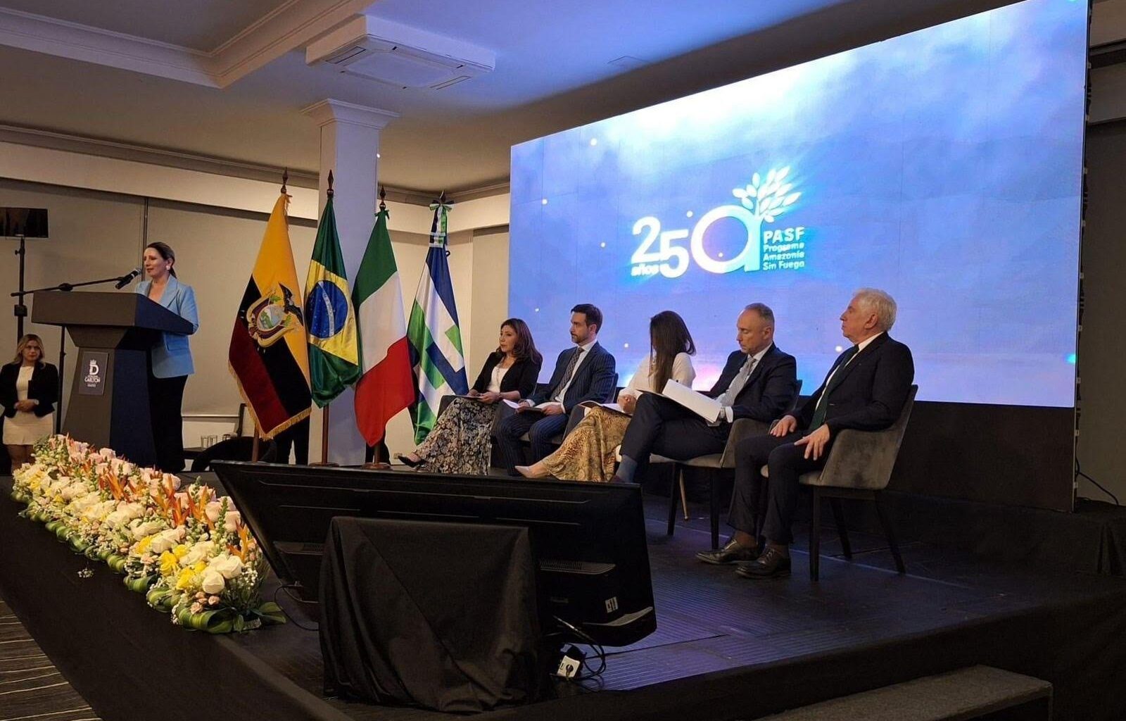 Amazonia sin Fuego: Italia celebra 25 anni del programma in Ecuador