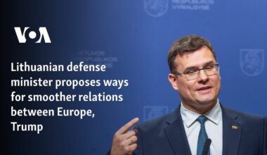 Lithuanian defense minister proposes ways for smoother relations between Europe, Trump