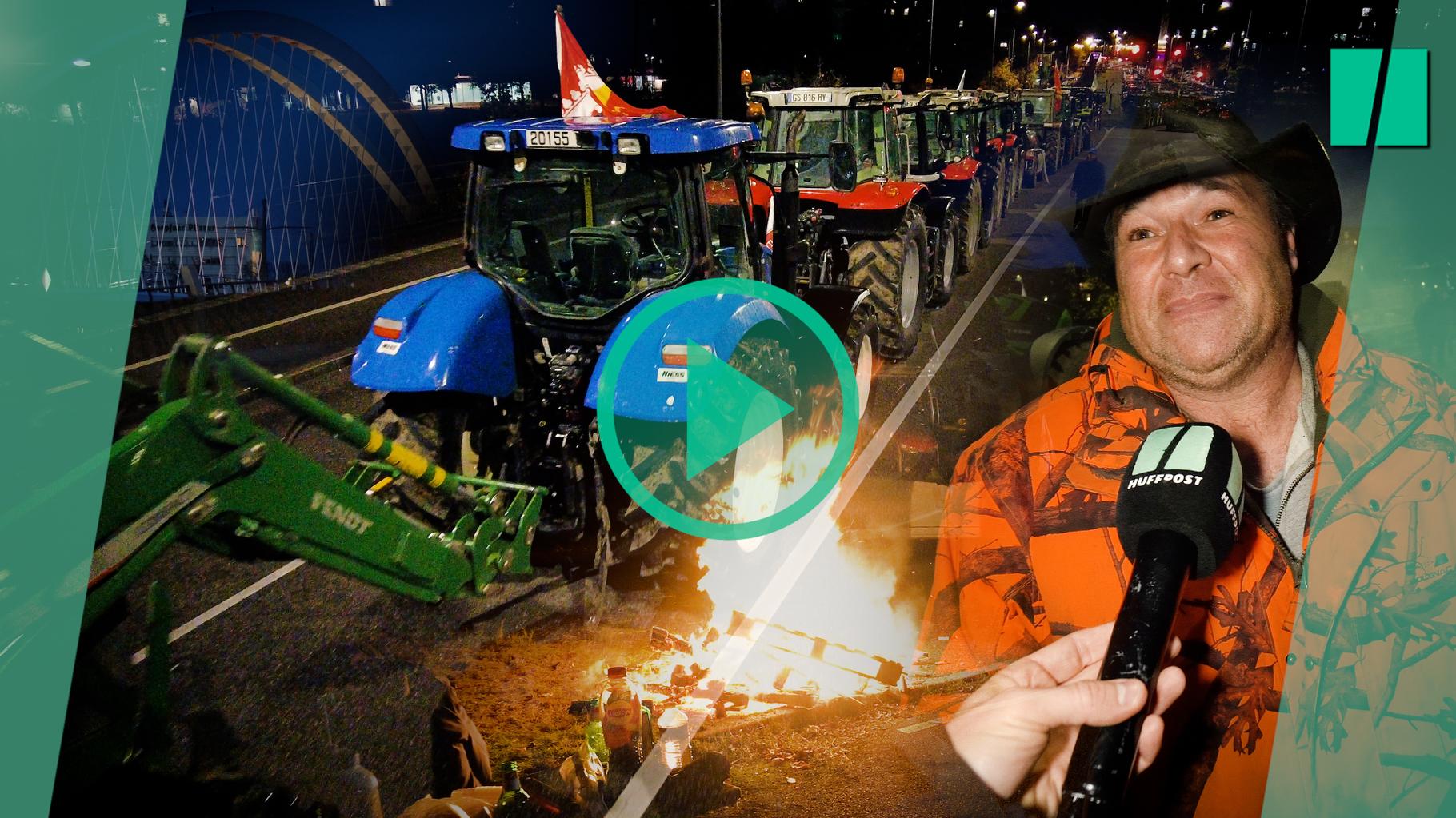 Contre un Mercosur « imposé », ces agriculteurs bloquent le pont de l’Europe à Strasbourg