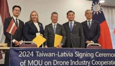 Taiwan, Latvia sign MOU on drone industry cooperation