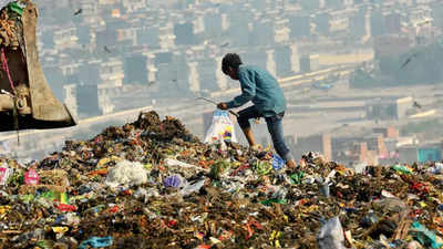 File photo of Ghazipur landfill in Delhi. Trashing the environment: How to fix India's bulging waste line
